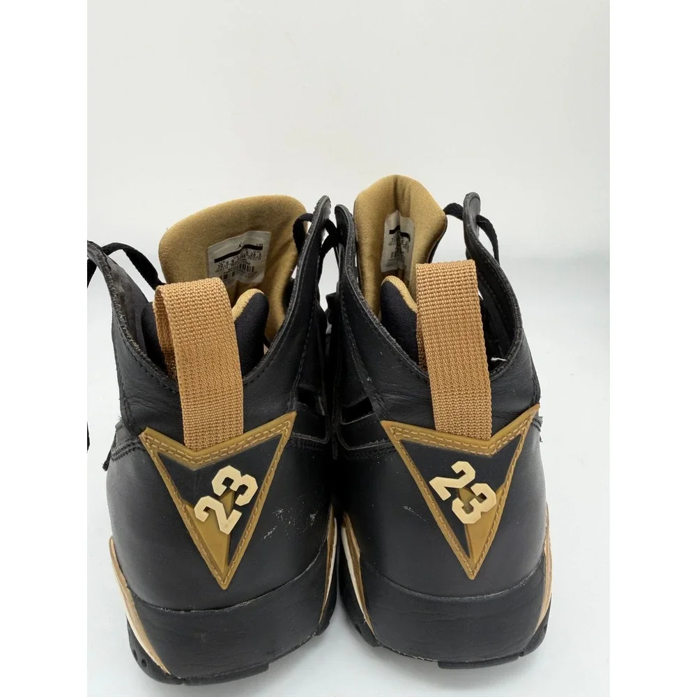 Nike Air Jordan 7 Retro GMP Golden Moments Black Gold 304775-030 Mens 10.5